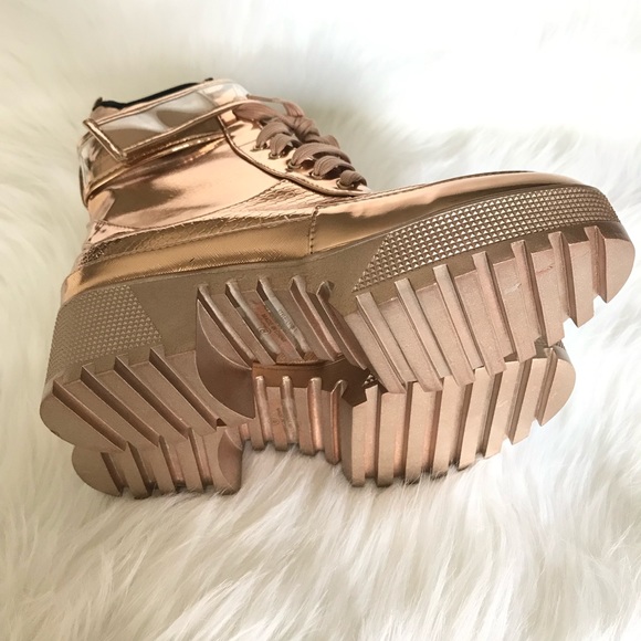 Unilady | Lug Sole Combat Boots - Picture 16 of 17